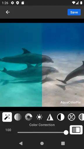 AquaColorFix Color Correction screenshot 1