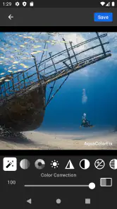 AquaColorFix Color Correction screenshot
