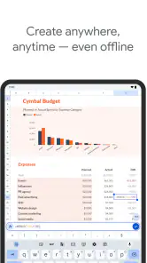 Arkusze Google screenshot