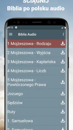 Audio Biblia po polsku mp3 screenshot 1