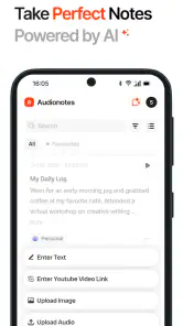 Audionotes: AI Notes & Minutes screenshot