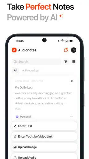 Audionotes: AI Notes & Minutes screenshot 1