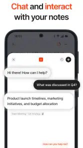 Audionotes: AI Notes & Minutes screenshot