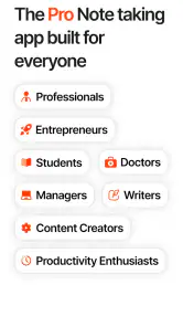Audionotes: AI Notes & Minutes screenshot