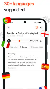 Audionotes: AI Notes & Minutes screenshot
