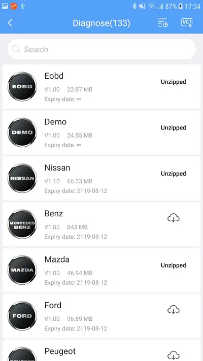 Autel MaxiAP200 screenshot 1