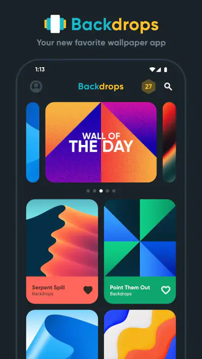 Backdrops - Wallpapers screenshot 1