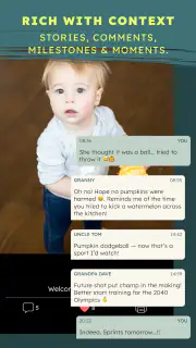 BackThen: Baby & Family Album screenshot 2