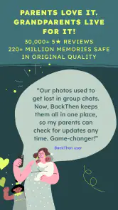 BackThen: Baby & Family Album screenshot