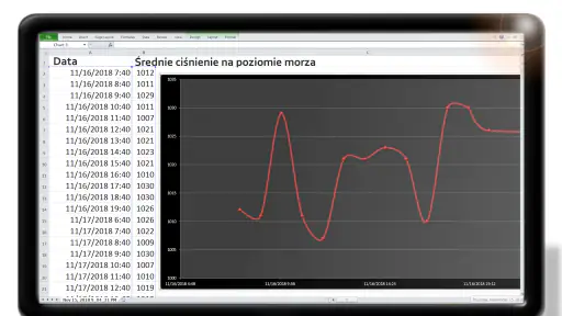 Barometr i wysokościomierz screenshot