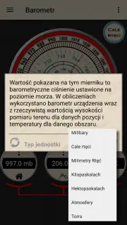Barometr i wysokościomierz screenshot 8