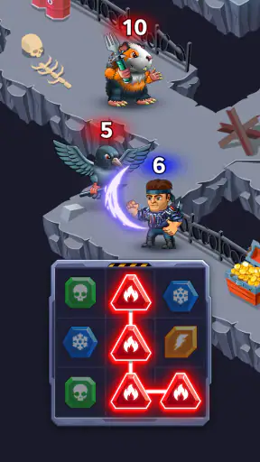 Battle Lines: Puzzle Fighter screenshot 1