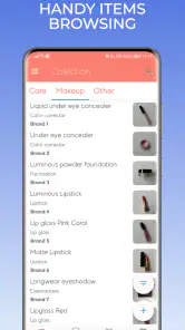 Beautistics: Makeup Organizer screenshot