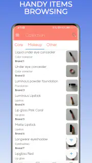 Beautistics: Makeup Organizer screenshot 1