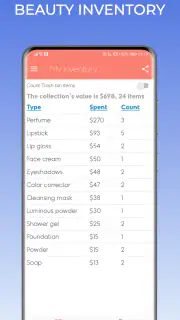 Beautistics: Makeup Organizer screenshot 8