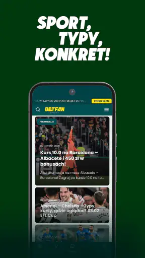 BETFAN Sport piłka nożna newsy screenshot 1