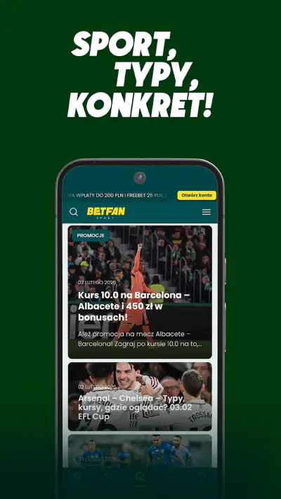 BETFAN Sport piłka nożna newsy screenshot 1