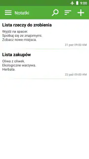 Bezpłatny notatnik screenshot 1