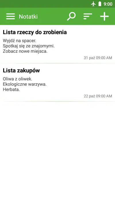 Bezpłatny notatnik screenshot 1