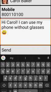 BIG SMS for Seniors screenshot