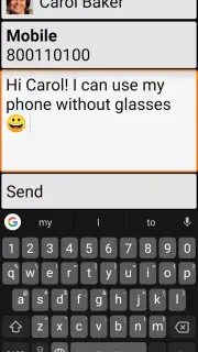 BIG SMS for Seniors screenshot 3
