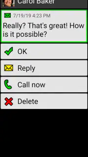 BIG SMS for Seniors screenshot 4