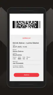 Bilety Górnik Zabrze screenshot 5