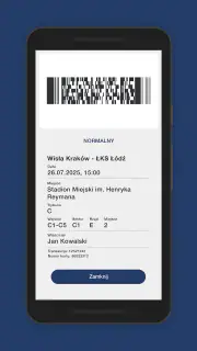Bilety Wisła Kraków screenshot 5