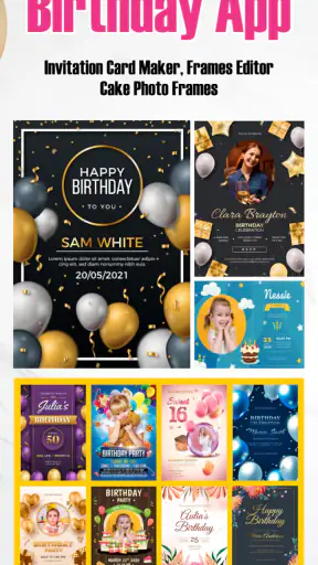 Birthday Invitation Card Maker screenshot 1
