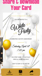 Birthday Invitation Card Maker screenshot 7