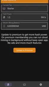 Bitcoin Mining (Crypto Miner) screenshot