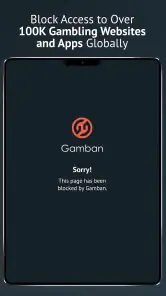 Block Online Gambling - Gamban screenshot