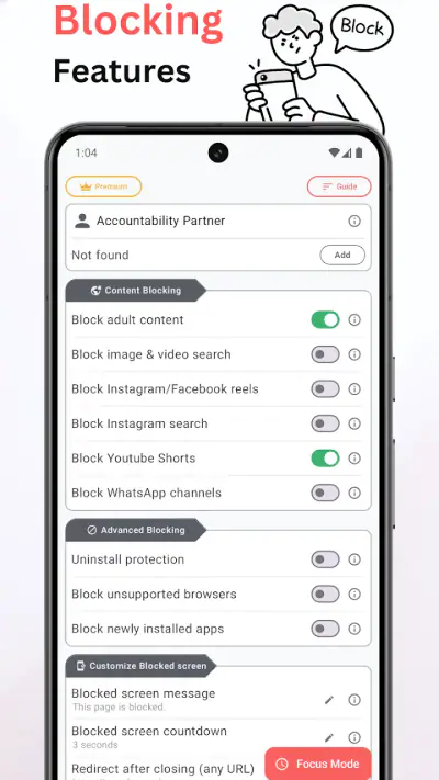 BlockerHero - Porn Blocker screenshot 1