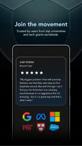 BlockP:Bloker porno & Website screenshot