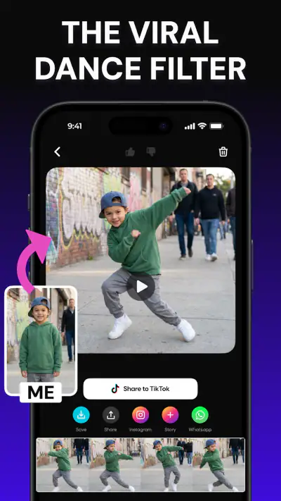 Boom AI Hug & Kiss Video Maker screenshot 1