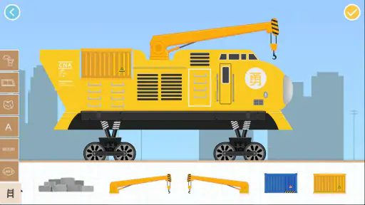 Brick Train gra dla dzieciaka screenshot