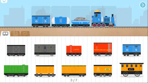 Brick Train gra dla dzieciaka screenshot