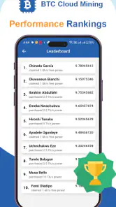 BTC Cloud Mining Pro screenshot