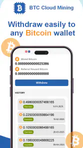 BTC Cloud Mining Pro screenshot
