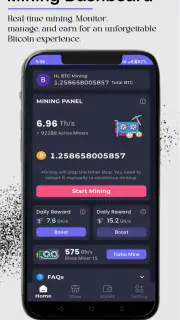 BTC Cloud Mining(Crypto Miner) screenshot 2