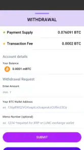 BTC Miner Plus + ALT Coin screenshot