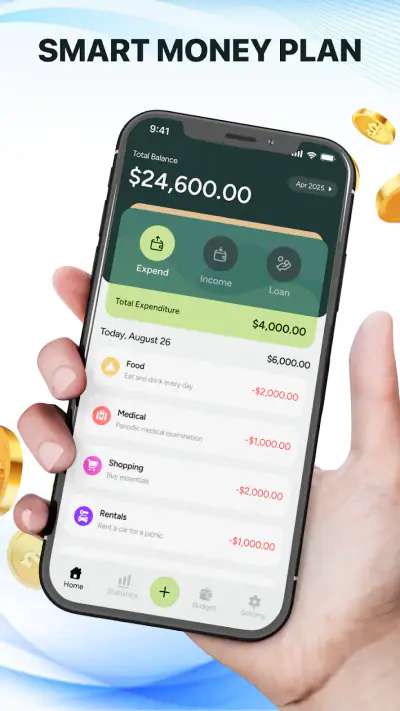 Budget Tracker - Money Control screenshot 1