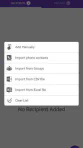 Bulk SMS Sender screenshot
