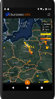 Burzowo.info - Mapa burzowa screenshot 1