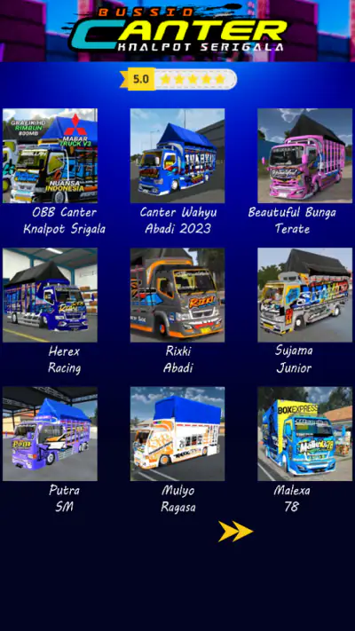 Bussid Canter Knalpot Srigala screenshot 1