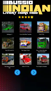 Bussid Indian Livery Horn Mod screenshot 2