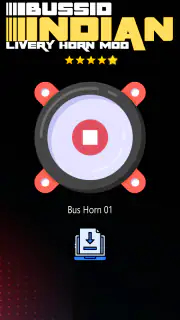Bussid Indian Livery Horn Mod screenshot 5