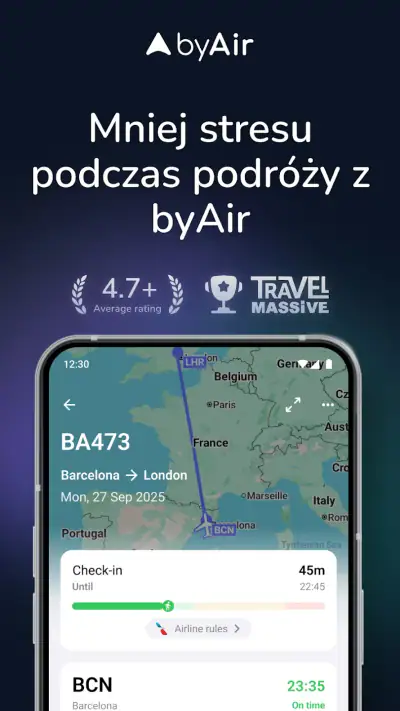 byAir: Loty samolotow na żywo screenshot 1