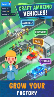 Car Factory - AI Tycoon Sim screenshot 5