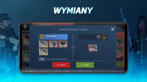 Case Opener symulator skrzynek screenshot